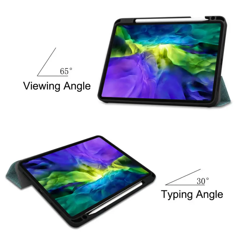 

Smart Leather Painted Flip Stand Case Cover For Apple iPad Pro 12.9 inch 2020