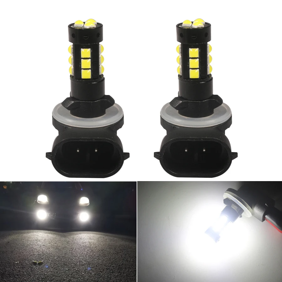 

2 шт., сверхъяркие светодиодные лампы H27 880 881 H27W H27W/2 шт.