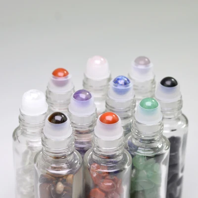 10 мл эко бамбуковая крышка круглая бутылка стеклянная рулонная портативная для