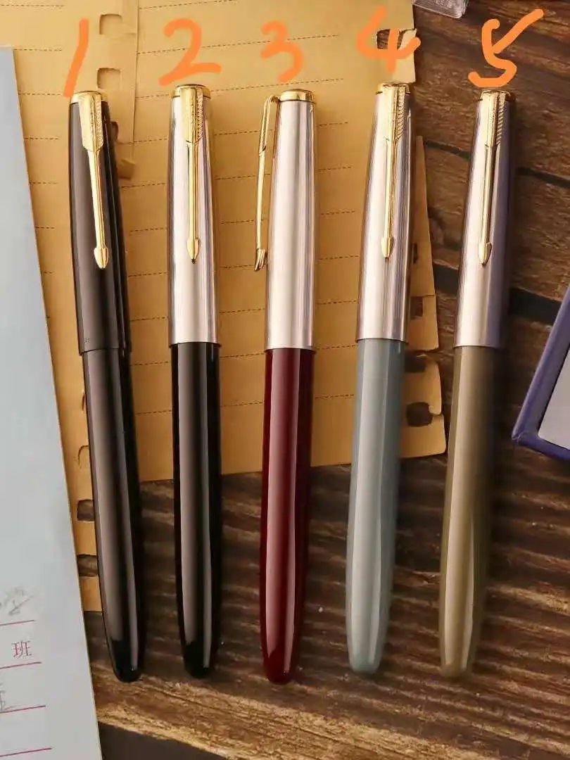 

1pc New Vesion Hero 616S Fountain Pen Arrow Mark Ink Pen F Nib Business Stationery Office School Writing Gift
