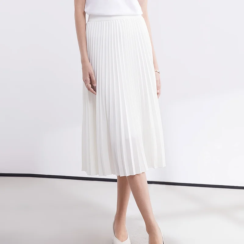 Весенняя офисная одежда белая черная длинная юбка винтажная английская