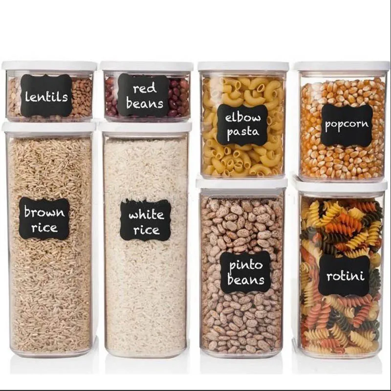 Sunroof Герметичные банки Квадратные прозрачные пластиковые герметичные пищевые