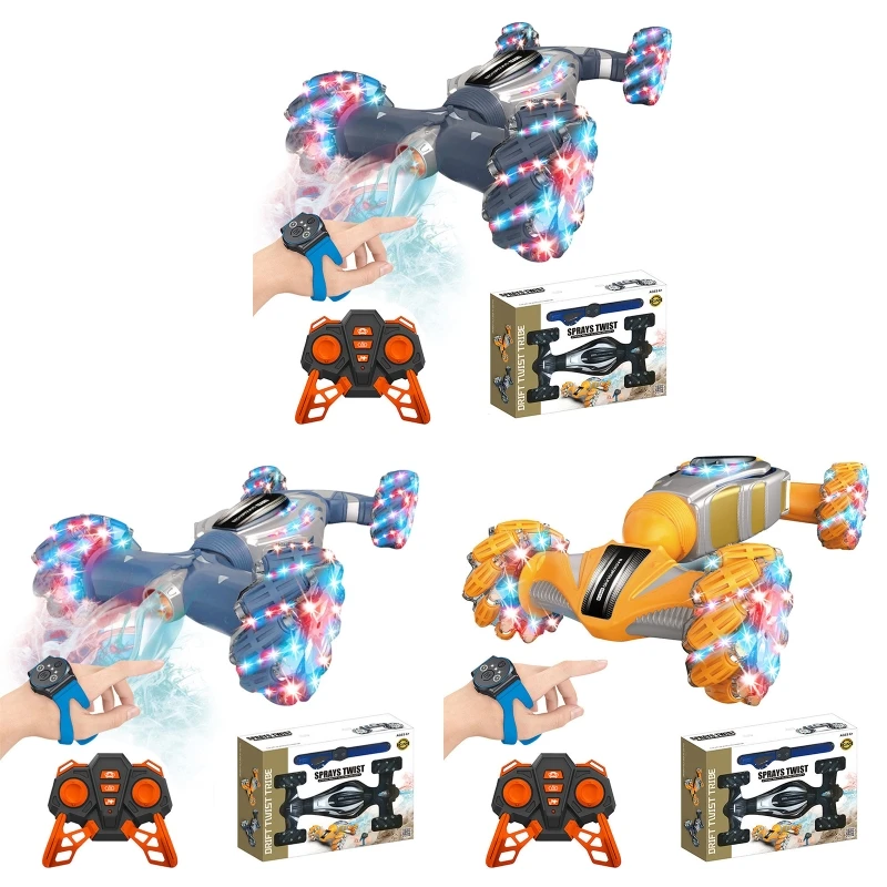 

Watch gesture sensor remote control stunt spray twist car F3ME