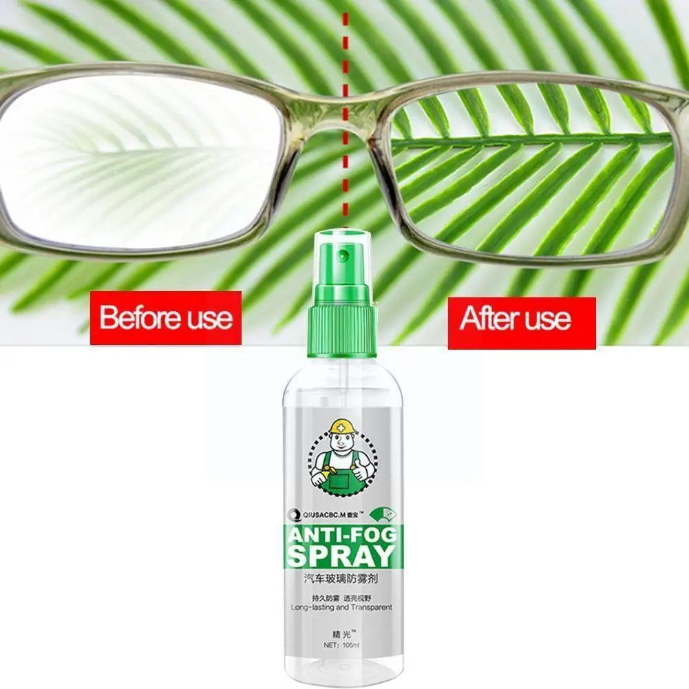 

Waterproof Anti-Fogging Agent Hydrophobic Coating Spray Bathroom Supplies Moving Screen Cleaning 105ml For Car Windshield U2Y0