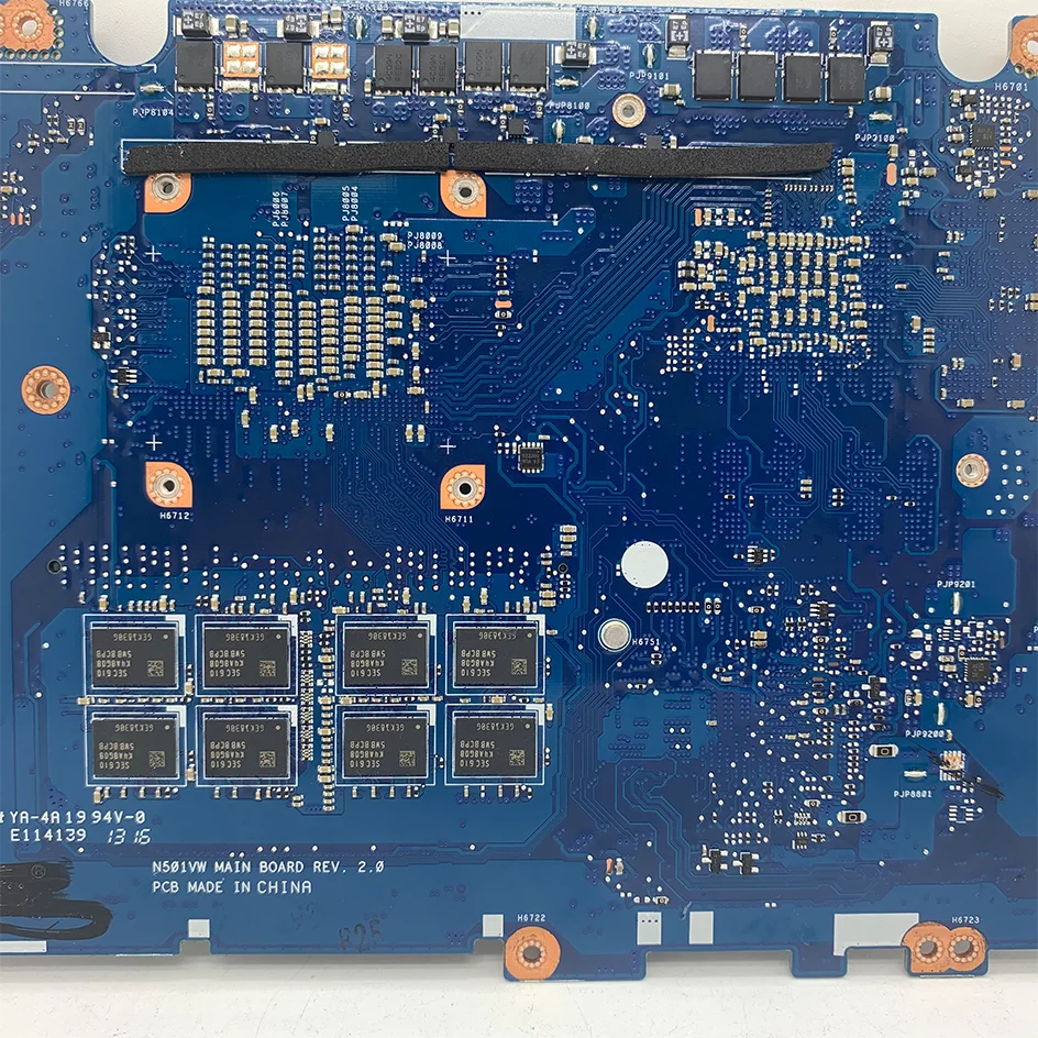 kefu n501vw laptop motherboard for asus n501v ux501vw g501vw original mainboard 8gb ram i7 6700hq gtx960m 100 test ok free global shipping