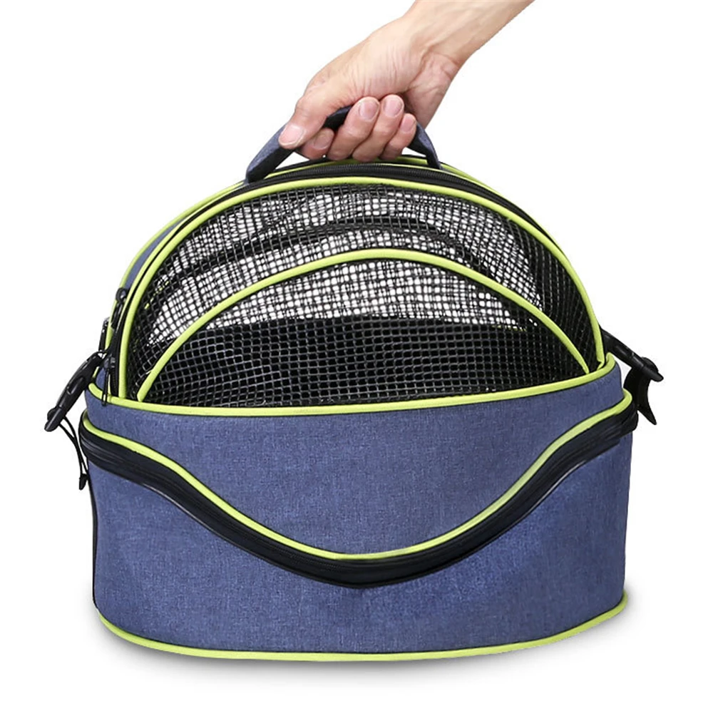 Уличная переноска для кошек переносная корзина на молнии с мягким ковриком