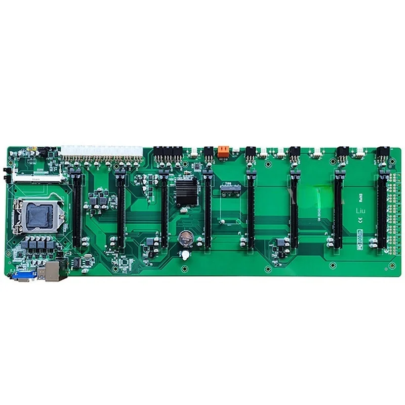 

New Direct Plug 8 Card BTC Motherboard B85 Eight Card Multi Graphics Card Slot Hm65 B75 Large Spacing 12 Card 6 Card ETH Mine