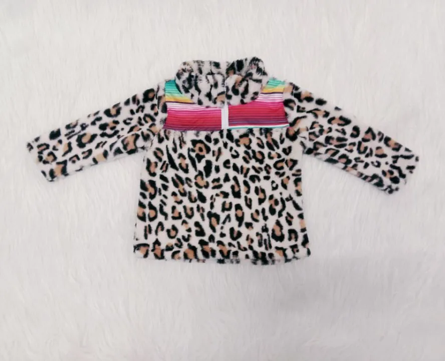 Детское индивидуальное Современное пальто с леопардовым принтом для маленьких