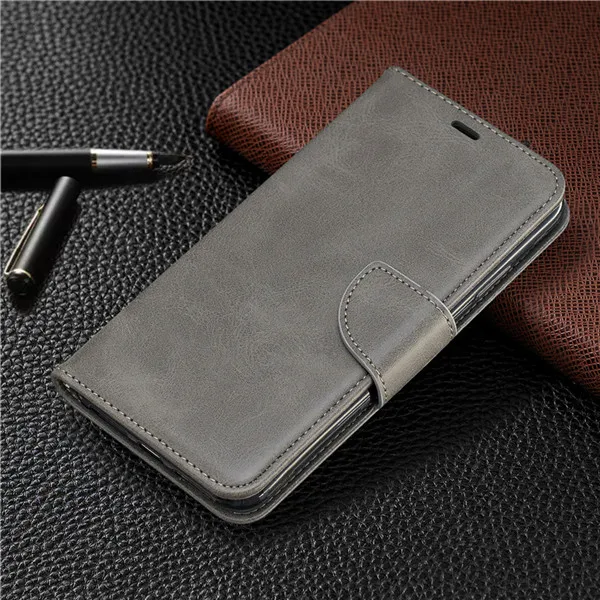 Grey Кожаный флип-кейс чехол для Nokia 2,1 3,1 5,1 7,1 чехол-накладка с держателем для карт со чехол для Nokia 1 3 5 6 4,2 3,2 2,2 Plus чехол Capa - Цвет: Grey