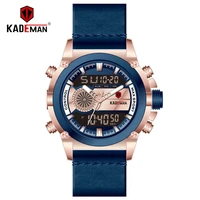 2019 men watch sport digital watch luxury top brand kademan dual display led wristwatch military man automatic new fashion clock