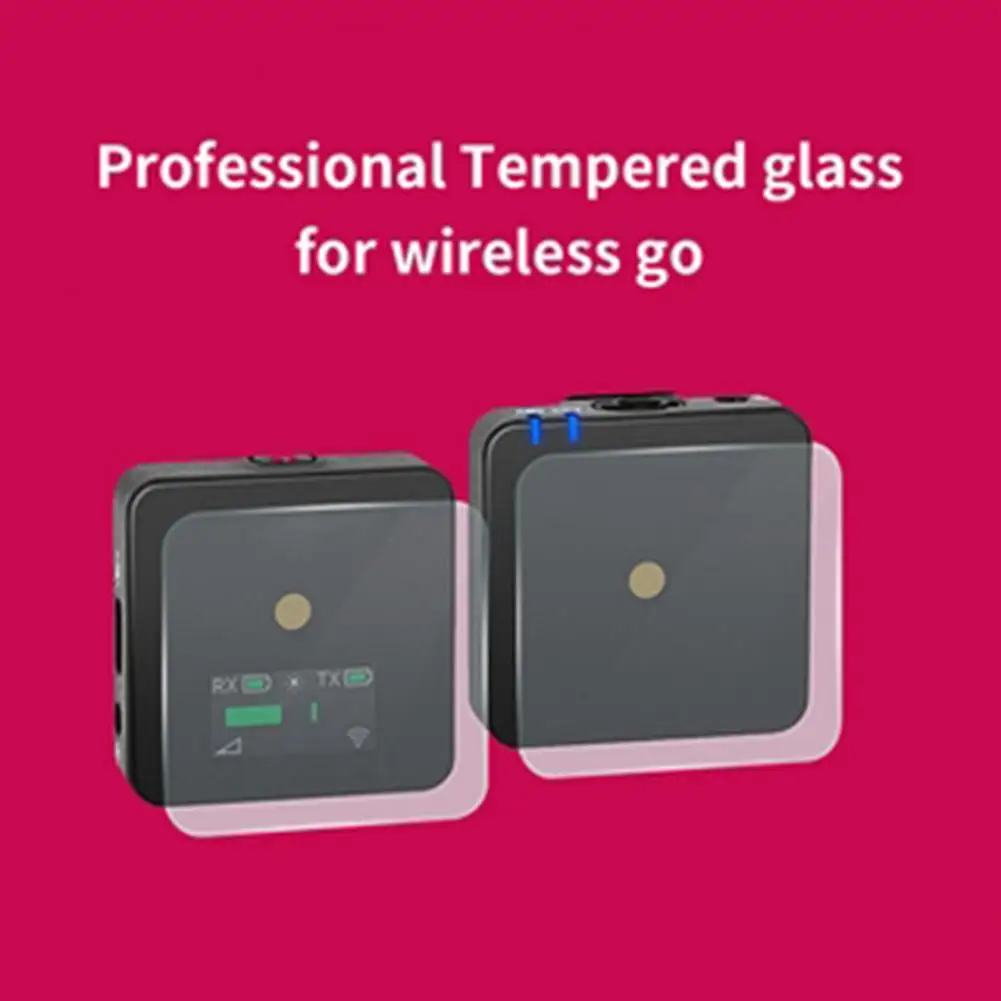 Ультратонкая Защитная пленка для микрофона Rode Wireless Go закаленная устойчивая к