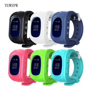 q50 oled kids gps tracker watches anti lost sos gps location sim ios android cell phone multicolor camouflage baby smart clock free global shipping
