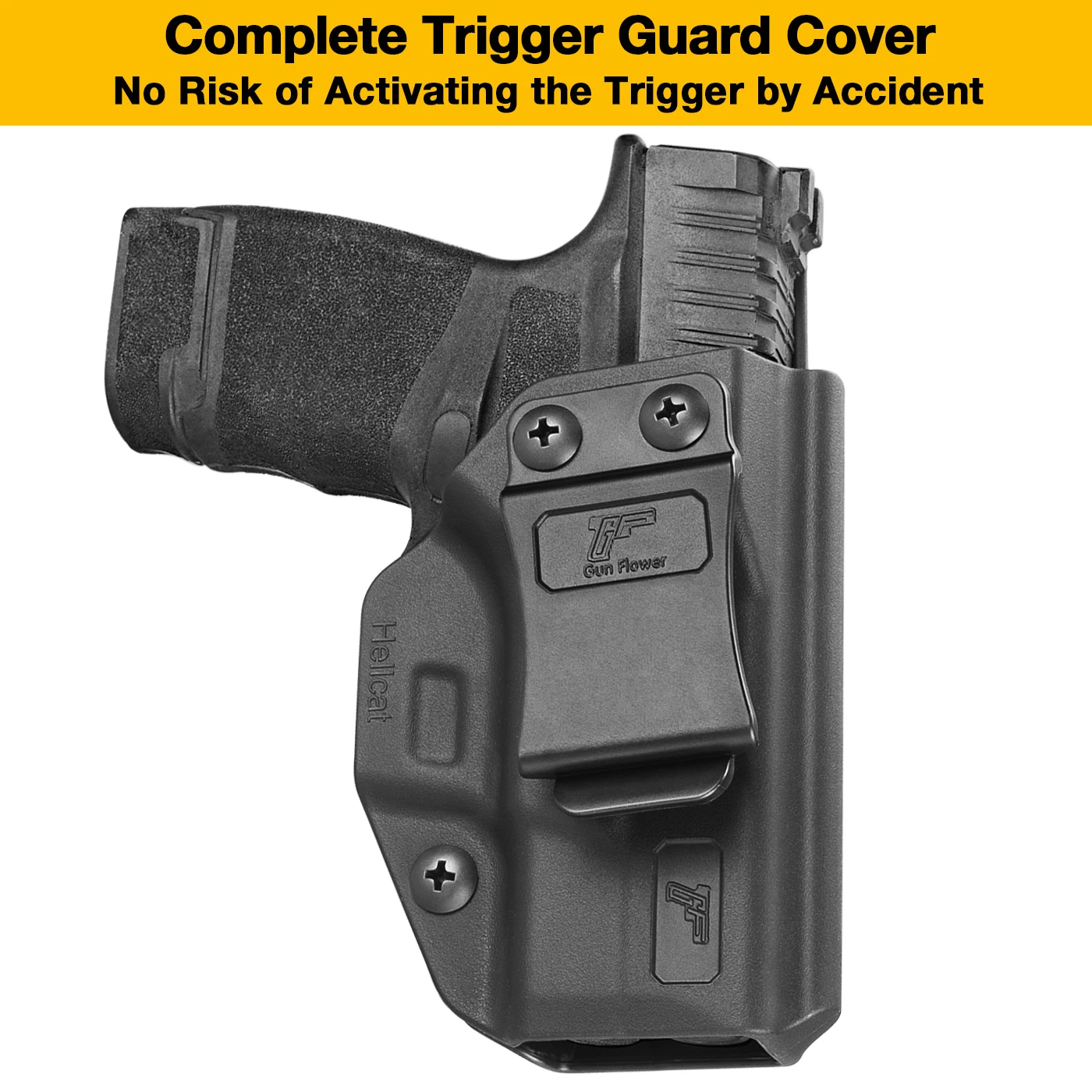 Пистолет и цветок Спрингфилд хеллкэт внутри пояса Полимерная Кобура консилт