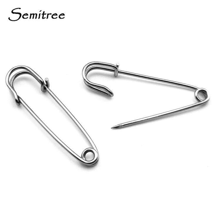 Semitree 5 шт. безопасные булавки из нержавеющей стали Броши Застежки DIY ювелирные