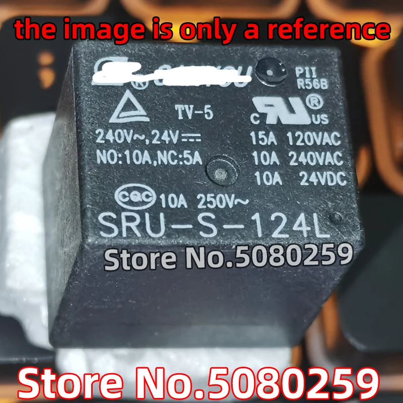 

10PCS Relay SRU-S-112L SRU-S-112LM SRU-S-124L one group conversion 5-pin 10a240vac