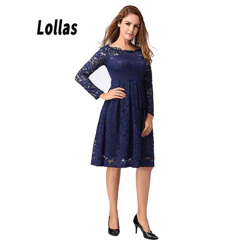 

Женская одежда lollas 2020, элегантное эксклюзивное кружевное платье с открытыми плечами и длинным и коротким рукавом