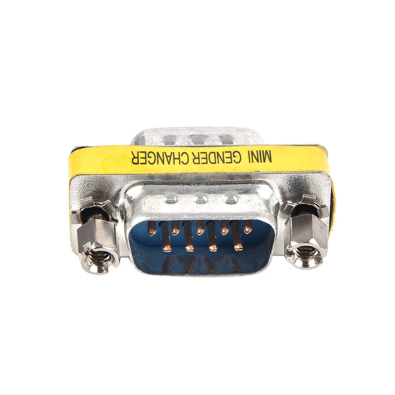 

Good Quality 15 Pin VGA SVGA HD15 Gender Changer Coupler Adapter Converter Male To Male