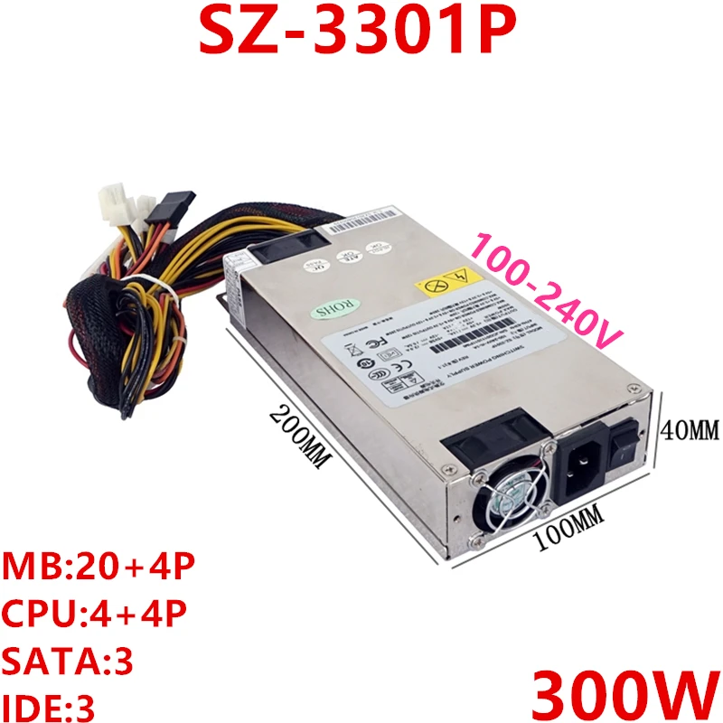 New Original PSU For Sezolo 1U 300W Switching Power Supply SZ-3301P