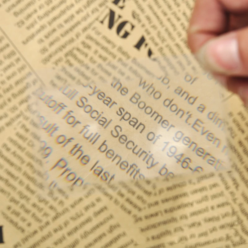 1/10 PCS 3 X Magnifier Magnification Magnifying Fresnel LENS 85x55mm Pocket Credit Card Size Transparent magnifying glass New |