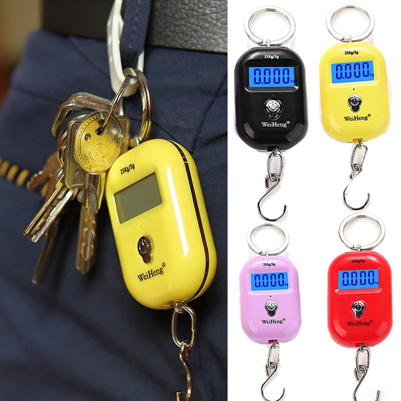 DIDIHOU Портативный цифровой мини весы для багажа ЖК дисплей Подсветка Дисплей