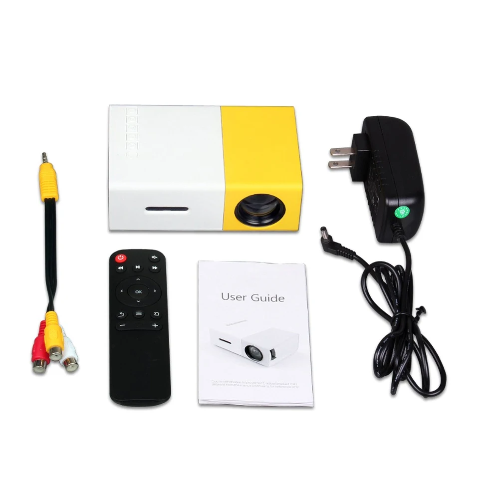 Vivibright YG300 светодиодный проектор 600 люмен 3 5 мм аудио 320x240 Пиксели YG-300 HDMI Мини с
