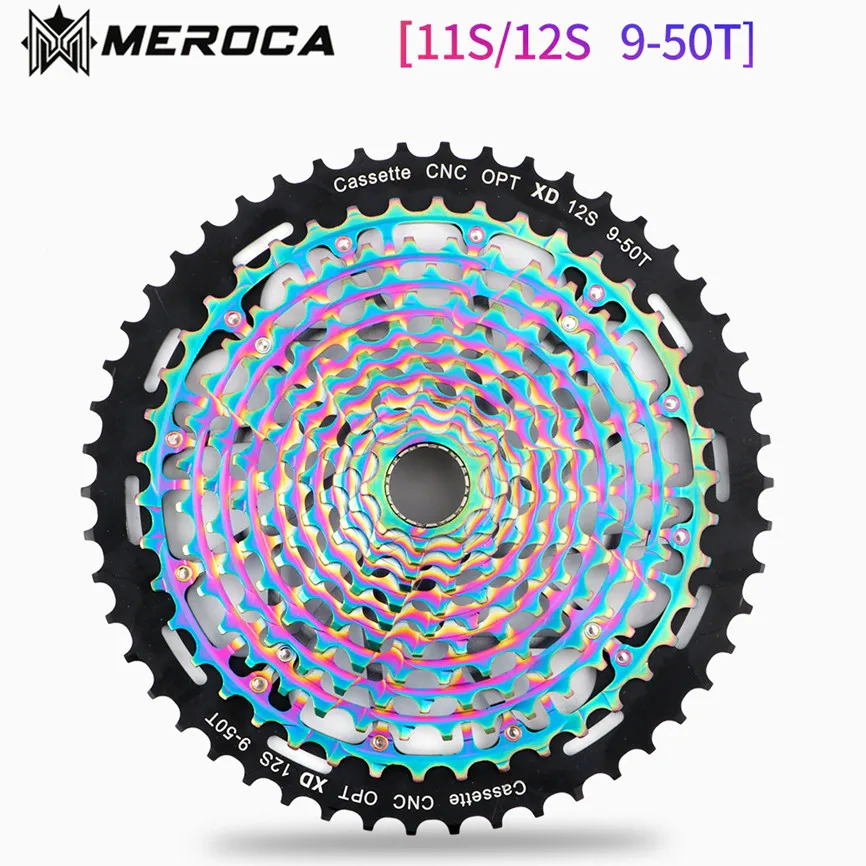 Сверхлегкий полый маховик MEROCA для горного велосипеда 11S 12S 9 50T Кассетный Маховик с