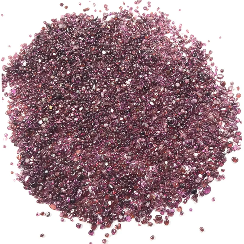 

100g Natural Stone Mineral Crystal Amethyst Garnet Quartz Gravel Healing DIY material Aquarium Stone Home Decoration Crafts