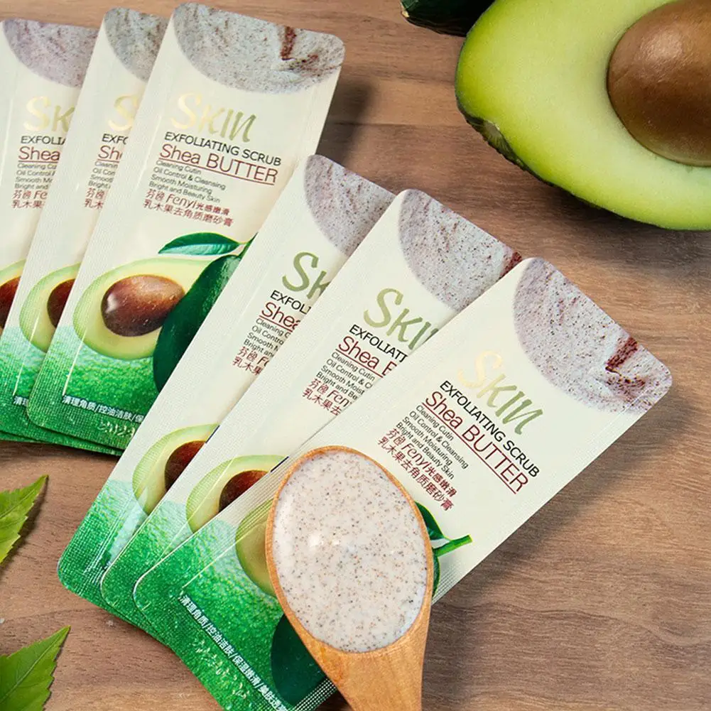 

3g Light-feeling And Smooth Shea Butter Scrub, Deep Cleansing Keratin And Pore Refinement Scrub Body Cream