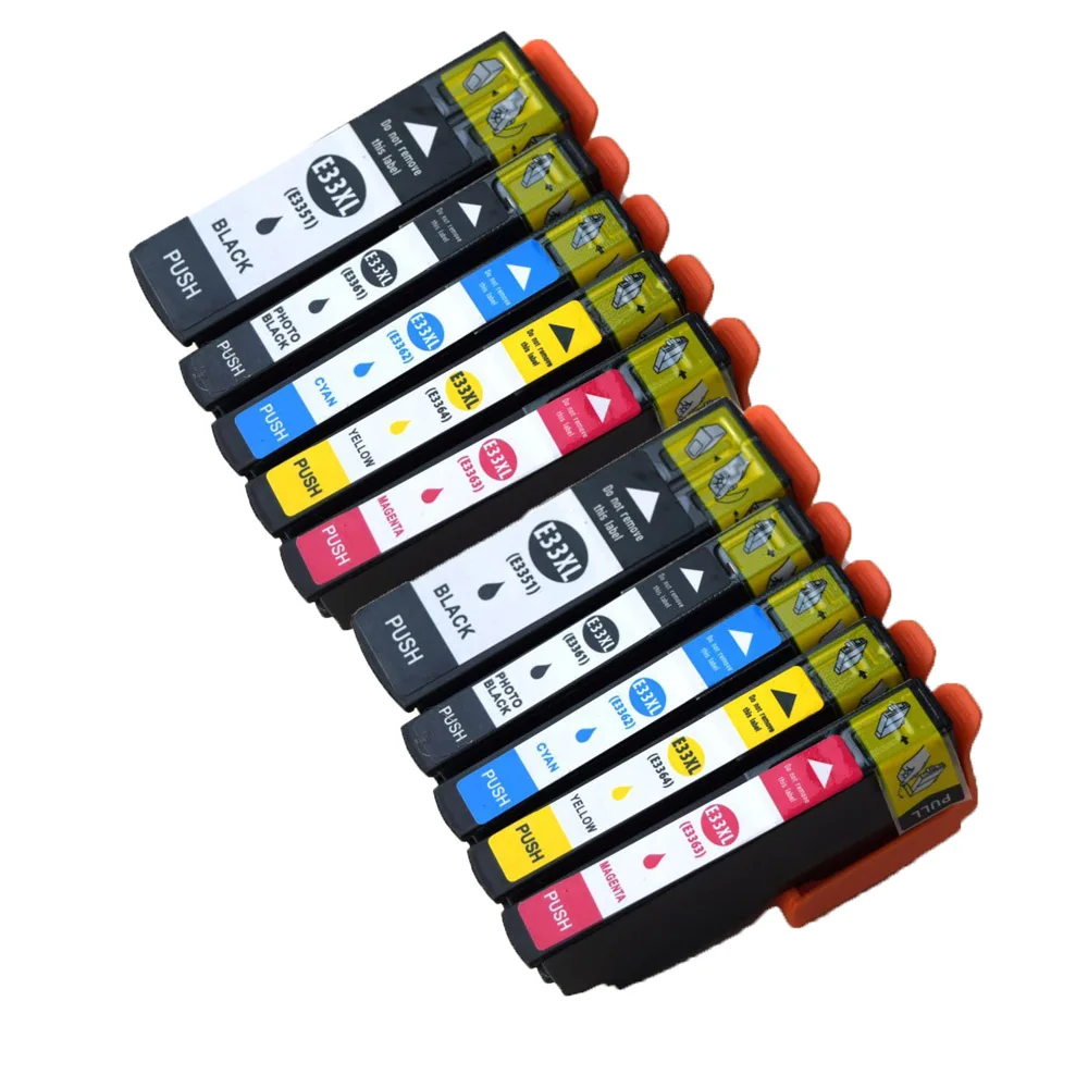 10PK Epson T3351 T3361 Compatible ink cartridge for XP-530 XP-630 XP-830 XP-635 XP-540 XP-640 XP-645 Printer | Компьютеры и офис
