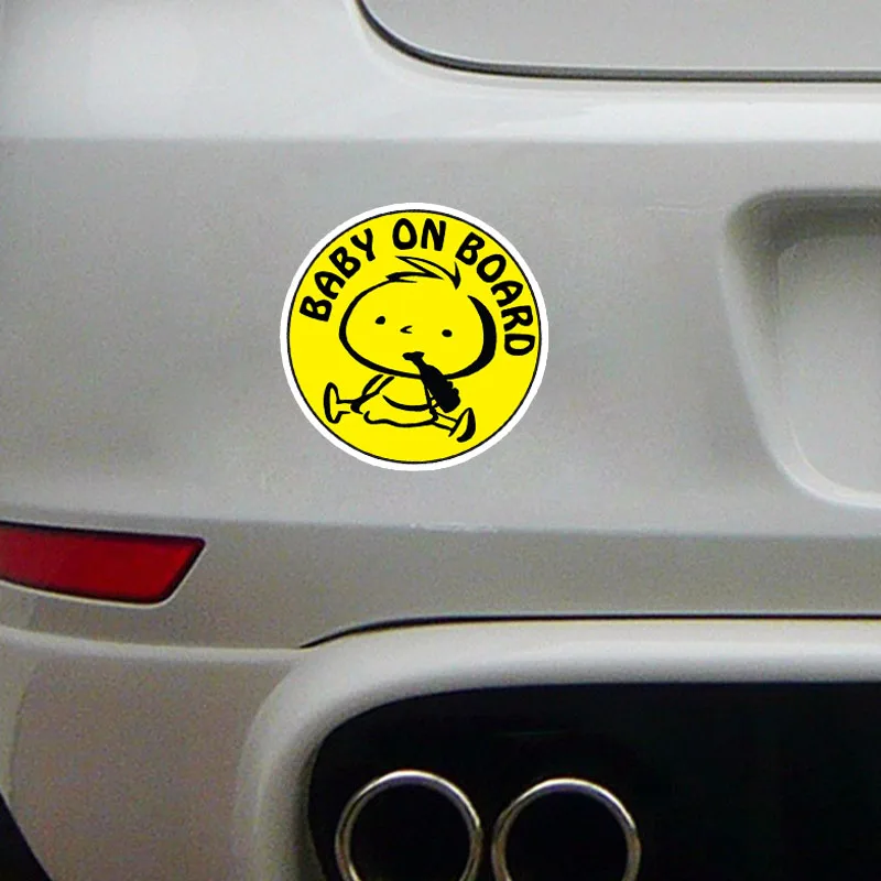 

Car Bumper Stickers and Decals Car Styling Decoration Door Body Window Vinyl Stickers Warning Sign kk14*14cm