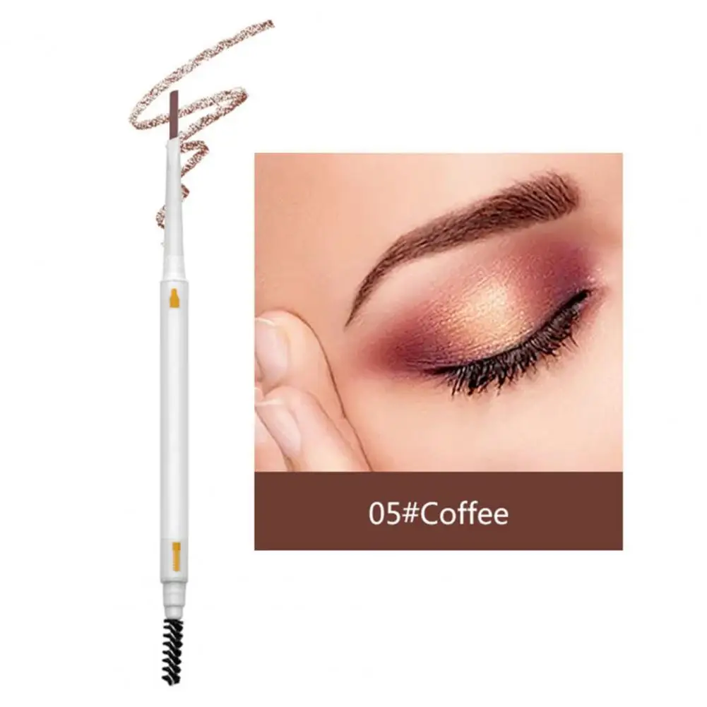 Двойная головка водостойкий стойкий треугольный карандаш для бровей