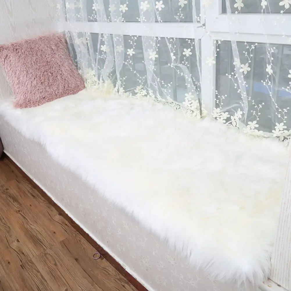 60x150 см мохнатые коврики мягкий искусственный мех шерсть гостиная диван ковер