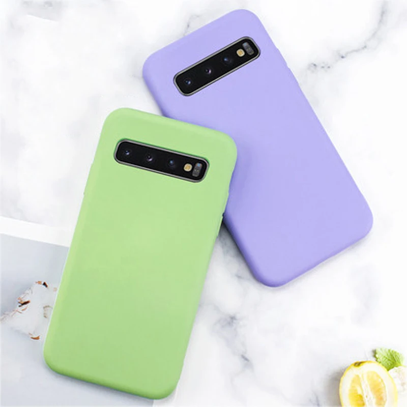 Жидкий силиконовый чехол для samsung Galaxy A90 A60 A70 A80 A50 A50S A40 A30 A30S A20e A10 A9 A7 A6 J4 J6 плюс мягкие тонкие чехлы