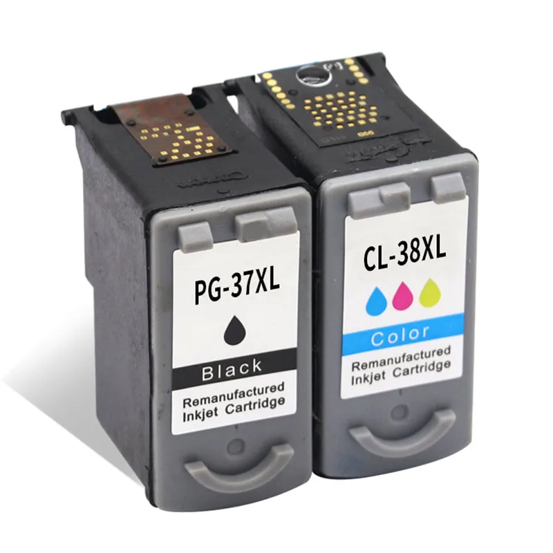 Набор картриджей для принтера Canon PG37 CL38 PG 37 CL 38 PIXMA MP140 MP190 MP210 MP220 MP420 IP1800 IP2600 MX300