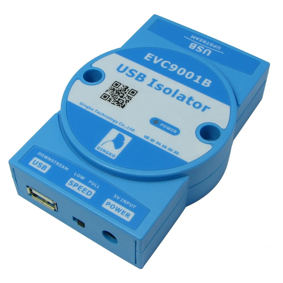 USB Isolato EVC9001B изолятор может быть внешне подключен к источнику питания магнитно