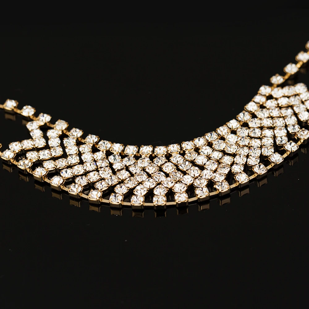 AINAMEISI новое поступление стразы свадебные браслеты и с кристаллами золотые