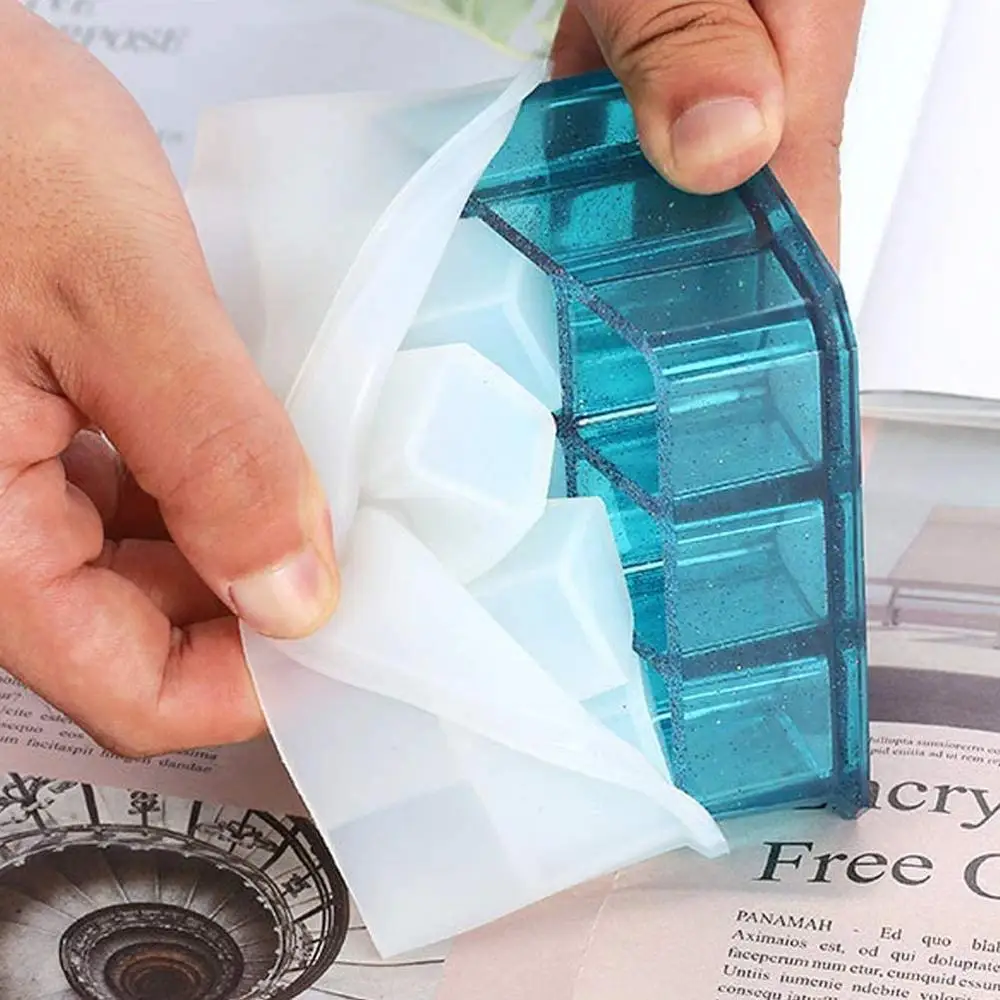 Силиконовые формы для смолы эпоксидной с кристаллами изготовления шкатулки