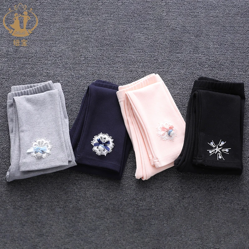 Штаны для девочек новинка 2021 Осенние хлопковые повседневные длинные штаны