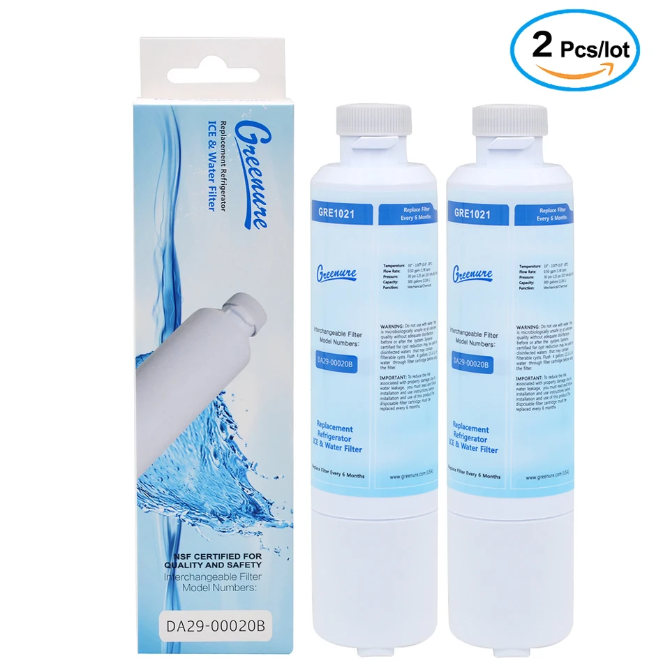 NAMTSO NMS21 очиститель воды заморозка для льда и фильтр SAMSUNG DA29 00020B Half CIN 2