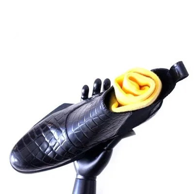 Стильные мужские Ботильоны без застежки ботинки дезерты с круглым носком сезон