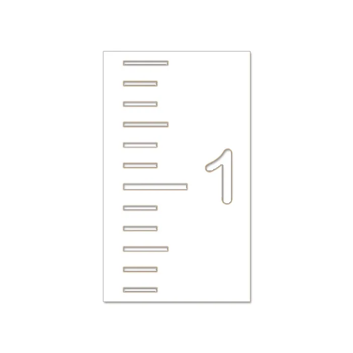 Трафарет для детей 6 футов диаграмма роста высоты многоразовая линейка шаблон