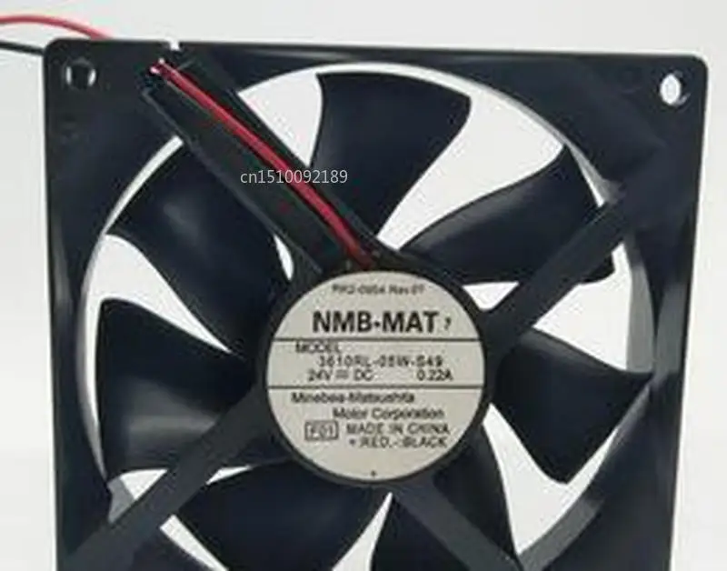 

for Original NMB-MAT 9025 3610RL-05W-S49 0.22A DC24V 3 wire inverter 9CM cooling fan