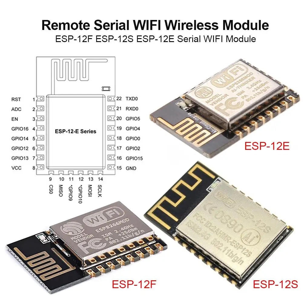 ESP8266 ESP 12F 12S 12E серийный WI FI модуль удаленное обновление Беспроводной