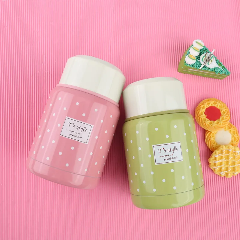 Вакуумный чайник 350 мл термос Подарочная Складная ложка из нержавеющей стали