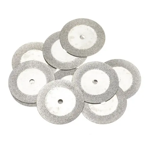 

10pcs 30mm Diamond Cut Off Disc Wheel Rotary Tool w/ Arbor