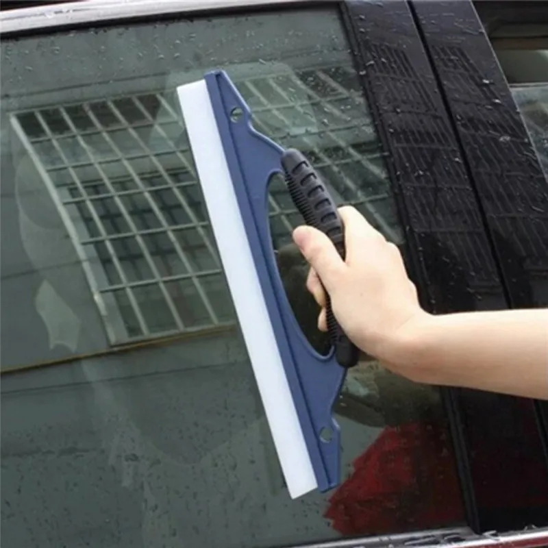 

1PC Silicone Car Wash Wiper Plate Glass Cleaning Brush Scraper Silicone Wiper Blade Windscreen Cleaning Equipment Wholesale