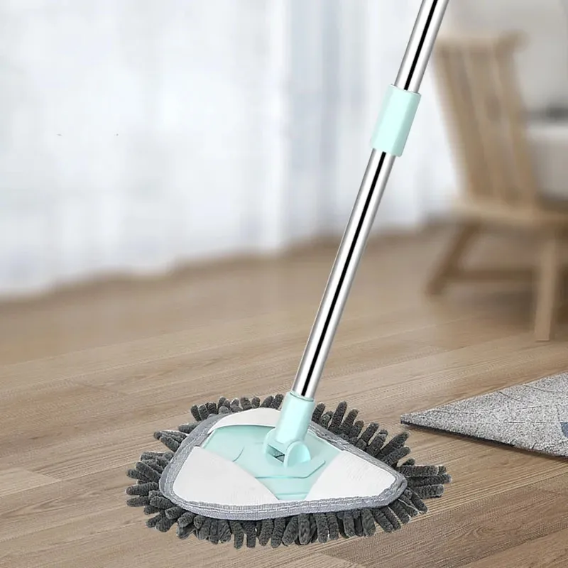 

Mini Mop Cleaning Hygienic Dust Removal Artifact Chenille Duster Dust Removal Household Vibrato Mop Mop Slippers Clean Magic Mop