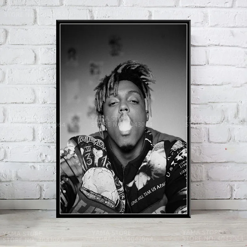 J100 Juice WRLD Rapper Star Rap Music Singer популярный альбом в стиле хип-хоп настенная Картина на
