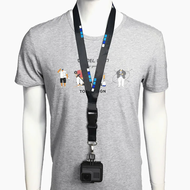 Sports Camera Accessories Rope for Gopro hero 8 7 6 5 4 3 Sjcam Neck Strap lanyard with Quick-released Buckle go pro accessories