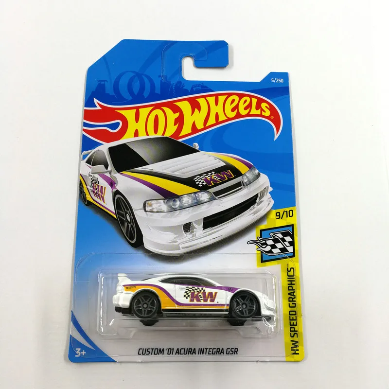 2020-97 Hot Wheels 1:64 Car CUSTOM01 ACURA INTEGRA GSRMetal литая модель автомобиля детские игрушки подарок